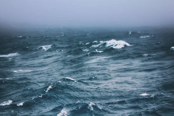 Turbulente Golven Van Stille Oceaan Dood Zwellen — Stockfoto