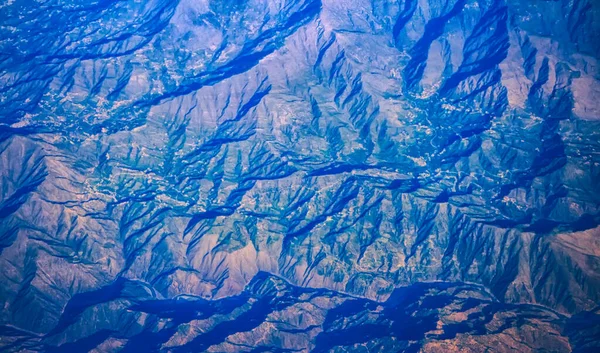 Himalayalar Mahmuzları Himalayalar Dan Önce Baharının Ortasında Kuş Uçuşunun Yüksekliğinden — Stok fotoğraf