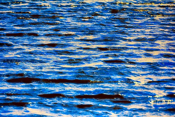 Синяя Волна Морской Текстуры Фон Красочный Летний Бассейн — стоковое фото