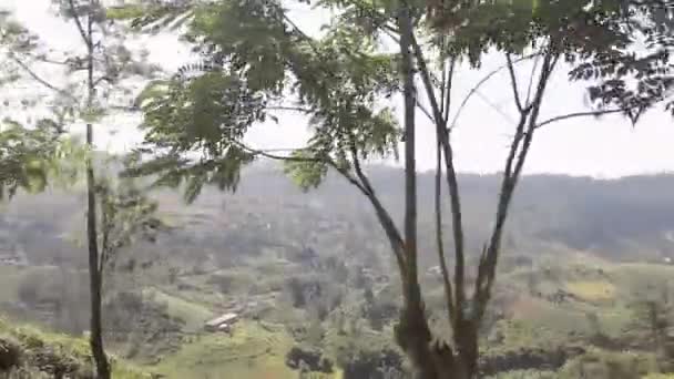 Panorama do planalto central no Sri Lanka — Vídeo de Stock