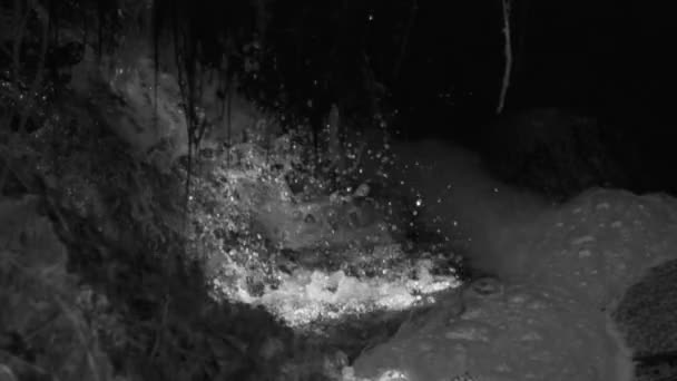 Underjordisk flod — Stockvideo