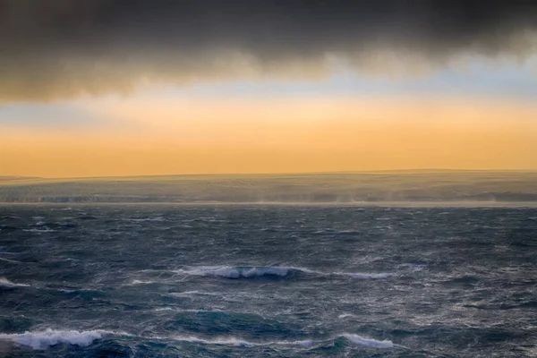 Morze Kara Dorzecze Oceanu Arktycznego Wysokiej Arktyce Archipelag Novaya Zemlya — Zdjęcie stockowe