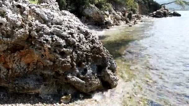 Orillas del sur del mar Egeo — Vídeos de Stock