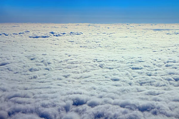 Nubes Como Algodón Vista Arriba Hacia Abajo — Foto de Stock