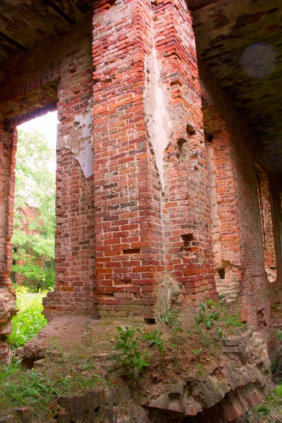 Sentido Nostalgia Pintorescas Ruinas Las Propiedades Aristocráticas Del Siglo Rusia — Foto de Stock