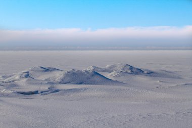 Güneşin üzerinde buz