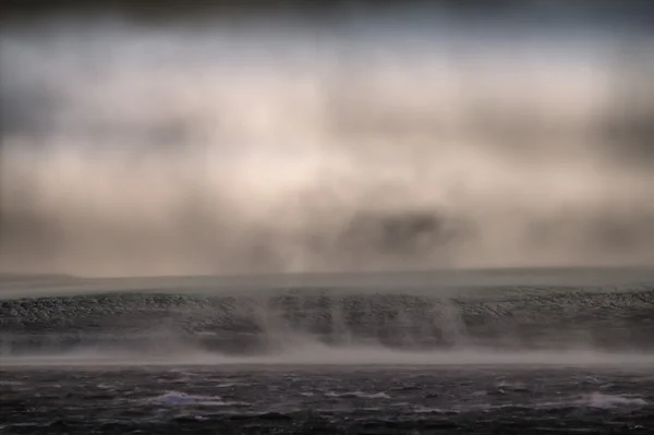 Kutup fırtınası. alan Novaya Zemlya — Stok fotoğraf