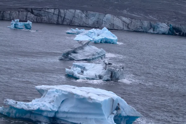 Arktický ledovec. oblast souostroví Nová země — Stock fotografie
