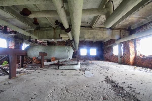Opuszczone fabryki poza krąg polarny — Zdjęcie stockowe