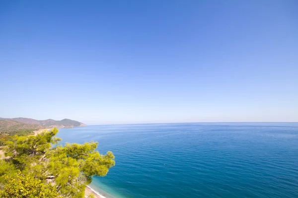 Olimpos Středozemní moře a hory. Antalya. Turecko — Stock fotografie