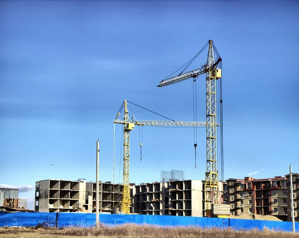 Construção de novas casas — Fotografia de Stock