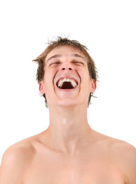 Young Man laughing — Stock Photo, Image