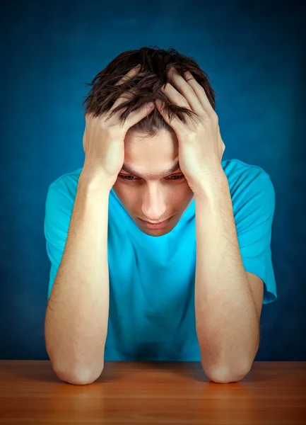 Sad Young Man — Stock Photo, Image