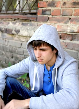 üzgün genç açık