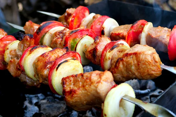 Cozinha shish kebab — Fotografia de Stock