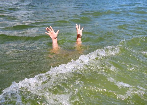 Hands in the Water — Stock Photo, Image