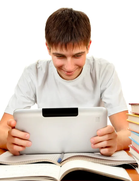 Adolescente con Tablet Computer — Foto de Stock