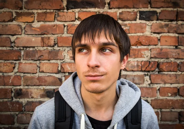 Serious Young Man outdoor — Stock Photo, Image