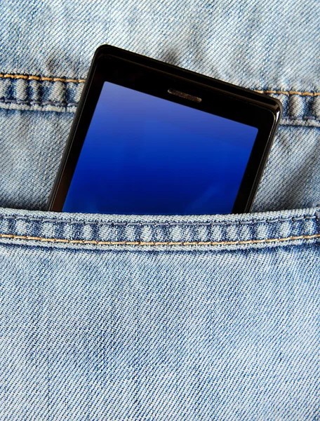 Cellphone in the Pocket — Stock Photo, Image