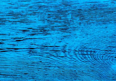 Yıpranmış Mavi Boyalı Eski Tahta