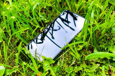 Parktaki Çimlerin Üzerinde Kayıp Cep Telefonu