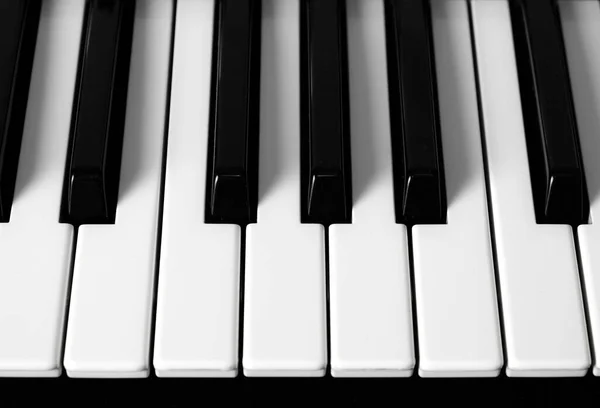 Деталь Клавіатури Піаніно Крупним Планом — стокове фото