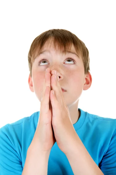 Criança rezando — Fotografia de Stock