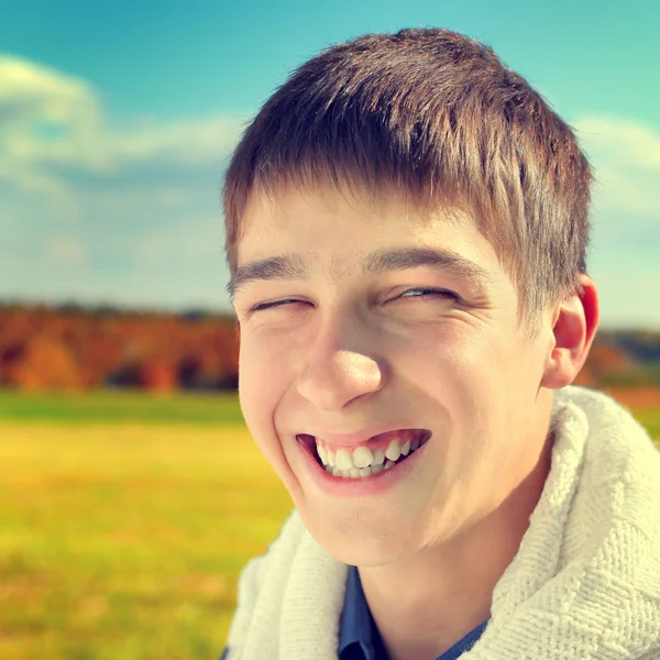 Alegre adolescente retrato — Foto de Stock