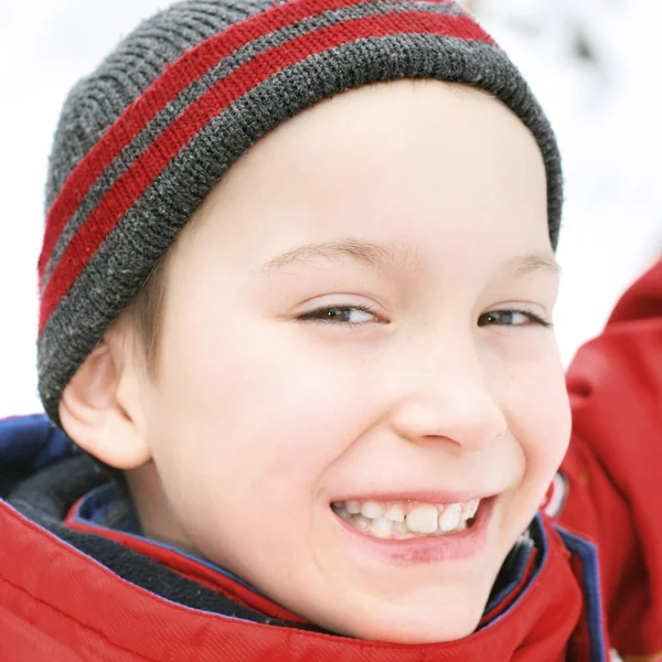 Kid in Winter — Stock Photo, Image