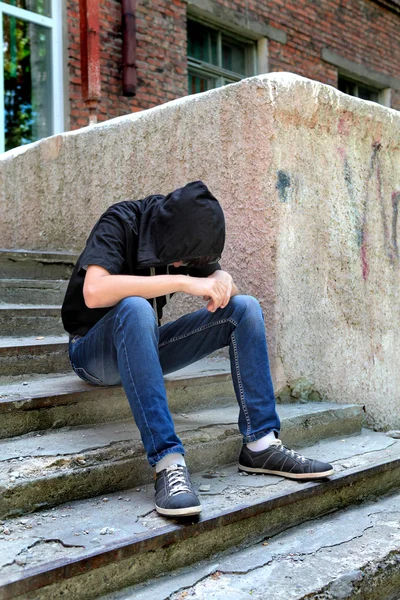 üzgün genç açık