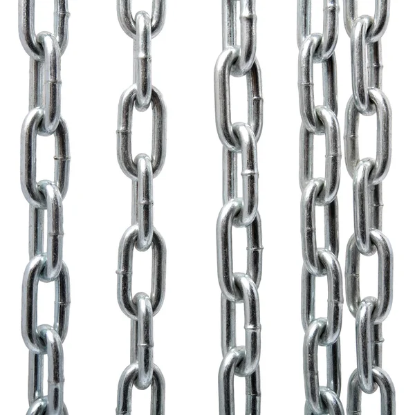 Chain geïsoleerde close-up — Stockfoto