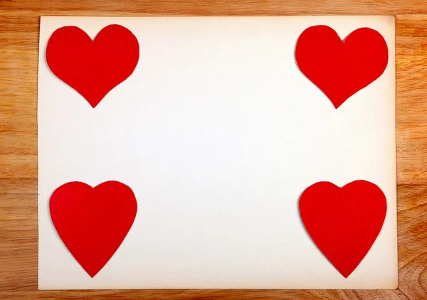 Notice Board with Heart Shape — Stock Photo, Image