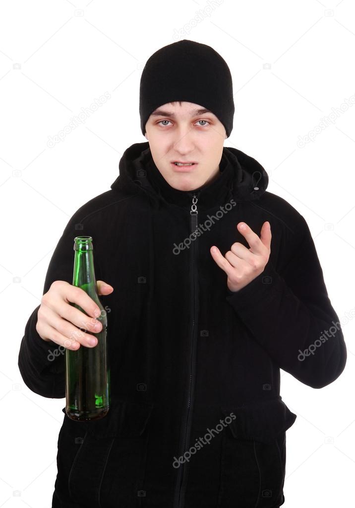 Hooligan with a Beer