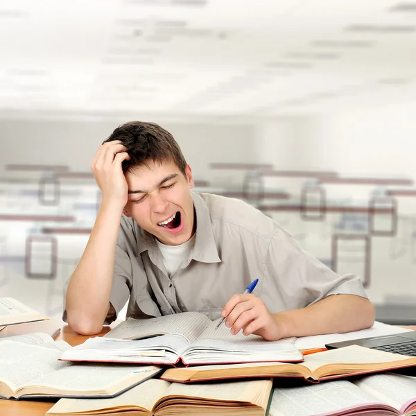 Uttråkad student — Stockfoto