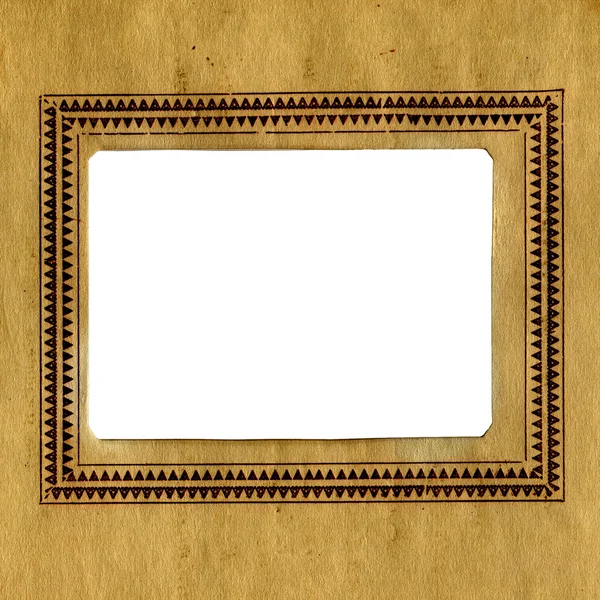 Vintage Paper with a Frame — Stock Photo, Image