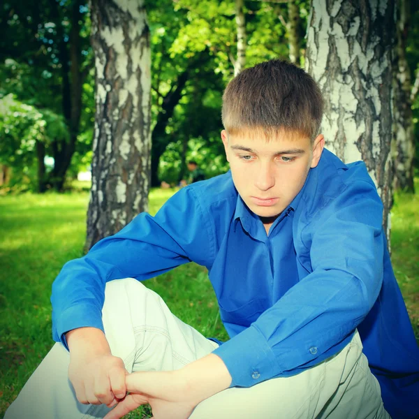 Adolescente triste — Fotografia de Stock