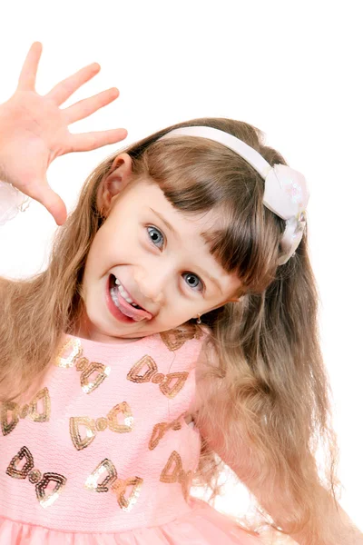 Cheerful Little Girl — Stock Photo, Image