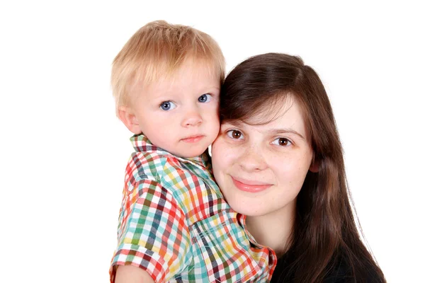 若い母と息子 — ストック写真