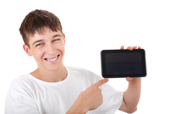 Adolescente con Tablet Computer —  Fotos de Stock