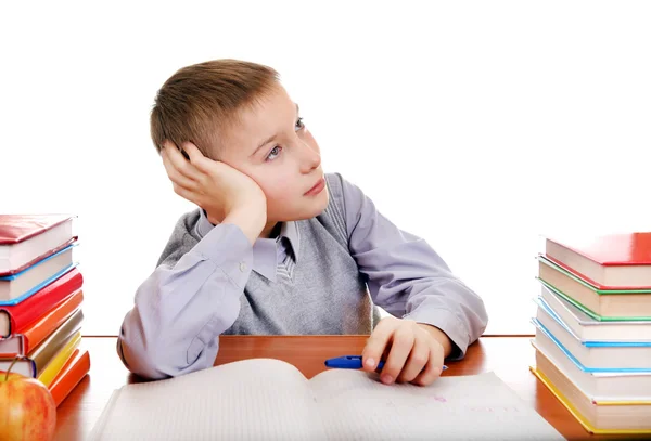 Aburrido colegial — Foto de Stock