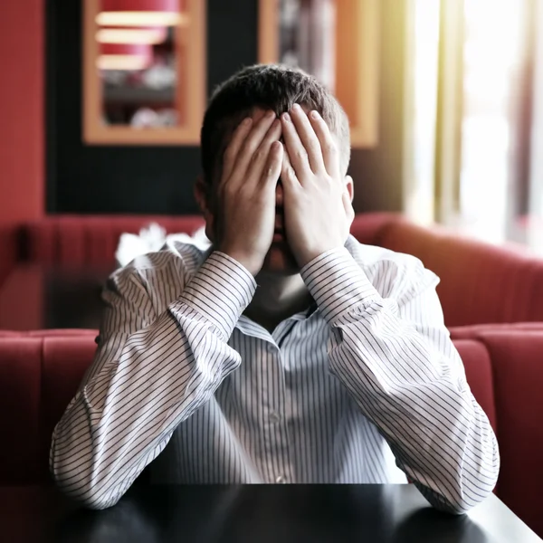 Sad Young Man — Stock Photo, Image