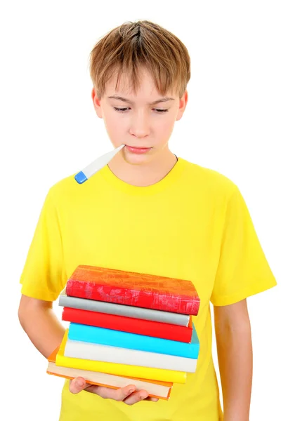 Sad and Sick Schoolboy — Stock Photo, Image