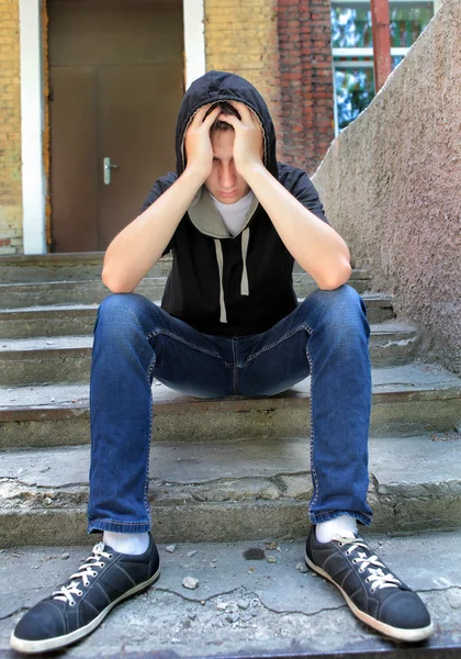 Adolescente triste — Fotografia de Stock