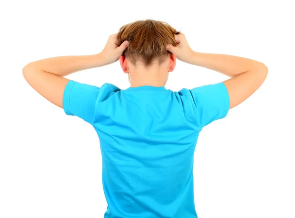 Teenager Back View — Stock Photo, Image