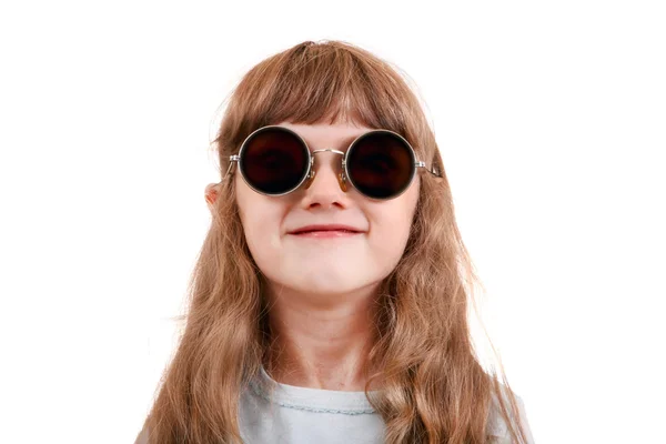 Маленька дівчинка в окулярах — стокове фото