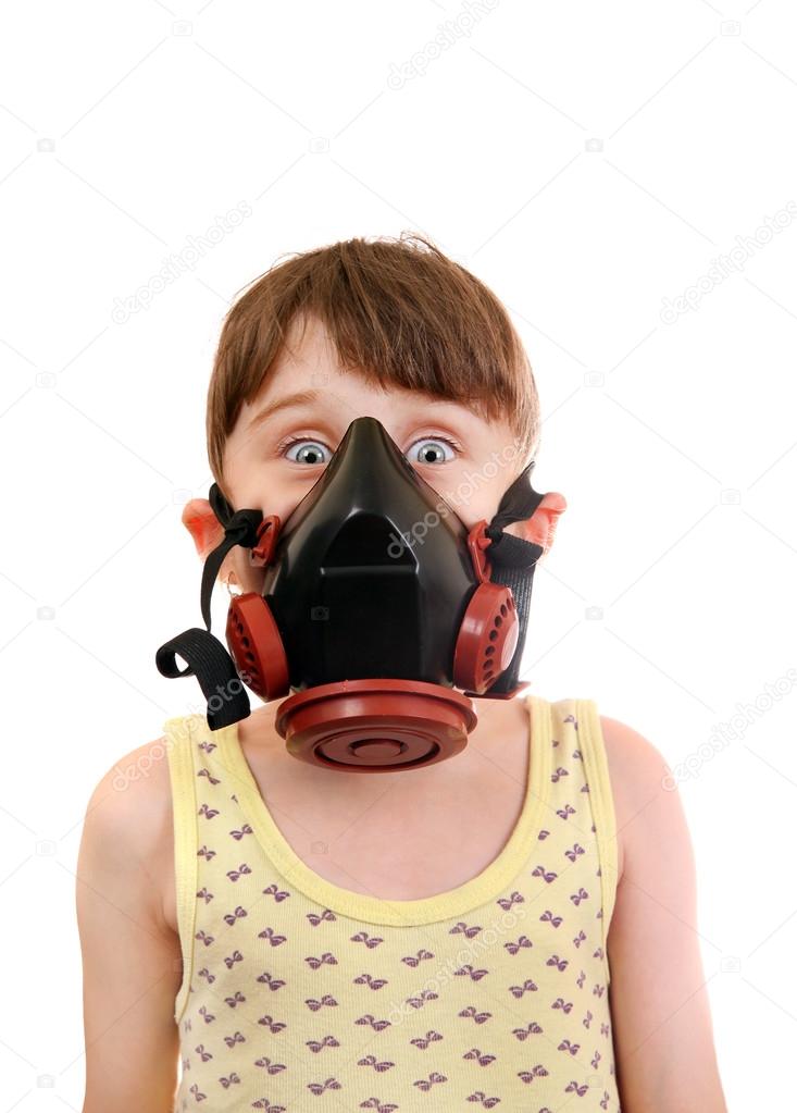 Little Girl in the Gas Mask
