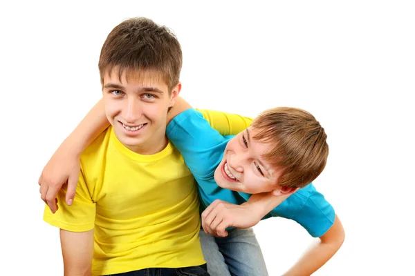 Cheerful Brothers — Stock Photo, Image
