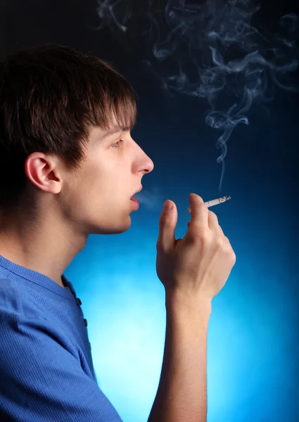 Young Man with Cigarette — Stock Photo, Image