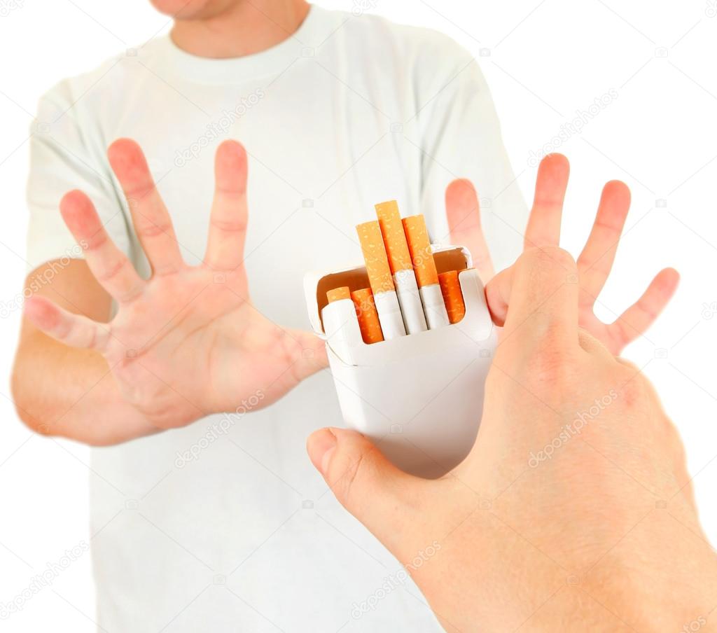 Person refuse a Cigarettes