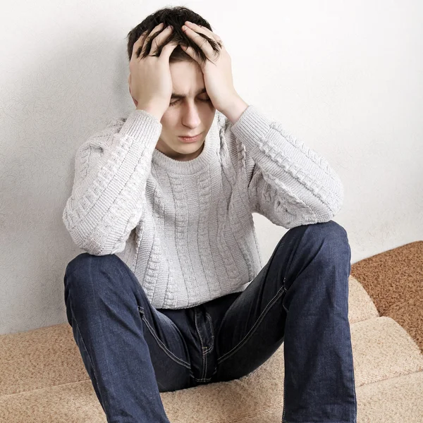 Sad Young Man — Stock Photo, Image